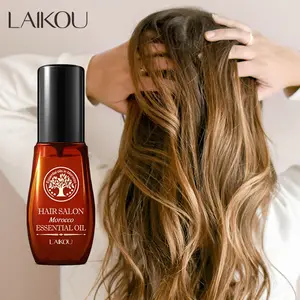 Vente en gros de produits de soins naturels pour salons de coiffure huile nourrissante pour la réparation des cheveux huile essentielle pour le traitement des cheveux huile marocaine