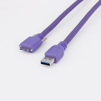 Câble d'extension USB 3.0A Micro B mâle ou femelle 10FT blindé haute vitesse 5 Gbps pour transfert de données pour caméra industrielle