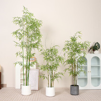 Offre Spéciale nouvel arbre de bambou artificiel en plastique écologique pour la décoration de jardin extérieur intérieur de bureau à domicile avec une utilisation durable