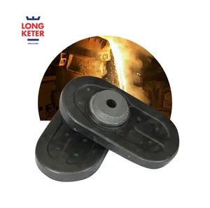 Refractories with sliding nozzle metering aluminum suction cups slide gate refractories