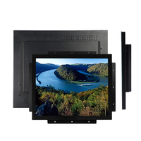 Monitor Táctil Industrial Touchwo de 15.6 Pulgadas, Aluminio, VGA, 700-1000 Nits, Alto Brillo, IP65 Impermeable, Panel de Marco Abierto