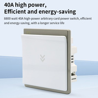 Ttlock Hotel RFID Smart Electric Power Key Card Energy Saver Software Control Switch Smartphone Compatible