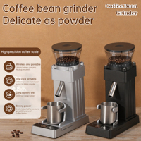 Molinillo de Café Recargable con Báscula Digital Integrada de 0.5g, 70 Niveles de Molienda, Muelas Cónicas SUS420 para Espresso Casero