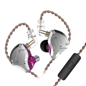 Auriculares <span class=keywords><strong>KZ</strong></span> ZS10 <span class=keywords><strong>Pro</strong></span> Gold 4BA + 1DD Hybrid <span class=keywords><strong>10</strong></span> drivers auriculares HIFI Bass en el oído Monitor auriculares con cancelación de ruido auriculares de Metal - Product Image 5