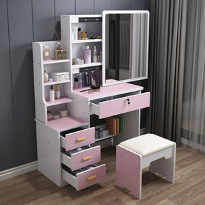 Sıcak satış yatak odası dresser makyaj vanity masası ayna ile akıllı soyunma masa - Product Image 5