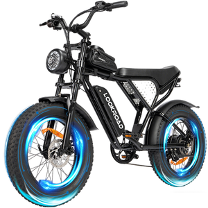 Vélo électrique tout-terrain LOOKROAD L20 MIN en stock dans l'UE |   Batterie amovible 48V 15.6Ah |   Vélo électrique hybride à pneus larges Shimano 7 vitesses - Product Image 6