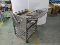 Machine semi-automatique professionnelle pour glaçage et enrobage de chocolat, pour donuts décorés