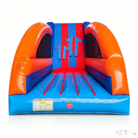 Structure gonflable combinée pour enfants : mur de saut, trampoline, toboggan, aire de jeux d'escalade, piste de jeu, pour extérieur et événements