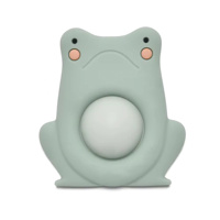 Jouet à mâcher sensoriel en silicone en forme d'animal, sans BPA, étanche, souple, de qualité alimentaire, facile à nettoyer, vente en gros