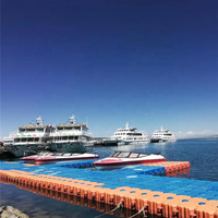 Pontons flottants en plastique à haute flottabilité, cubes modulaires en HDPE pour quai flottant, plateforme flottante pour bateaux