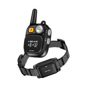 Para PATPET 2025, el más nuevo Collar de entrenamiento recargable para perros, Collar de ladridos electrónicos, <span class=keywords><strong>Control</strong></span> remoto de choque con cable, PC duradera - Product Image 1