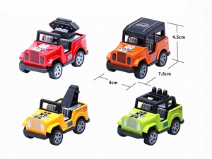 Vente en gros Mini <span class=keywords><strong>voiture</strong></span> <span class=keywords><strong>jouet</strong></span> tout-terrain pour garçons Jeep Véhicules jouets modèle PLA pour enfants en plastique durable - Product Image 5