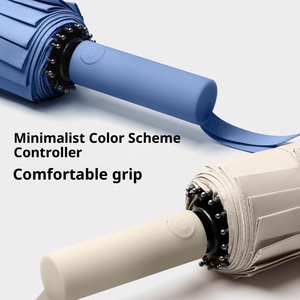 16-bone Double Keel Full-<b>automatic</b> Advertising Gift <b>Umbrella</b> Women's Large Men's Dual-purpose Sunshade Sunscreen UV protection - Product Image 4