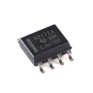 Chip Amplificador Operacional OPA2172IDR, Serigrafía 02172A, SOIC-8, 36V, Alimentación Única, Salida Rail-to-Rail de 10MHz - Product Image 1