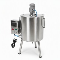 Machine de remplissage et de mélange chauffante pour savon et rouge à lèvres 15L 30L 50L, machine de remplissage pour chocolat et crayons