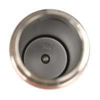 Termo Deportivo de Acero Inoxidable de Doble Capa con Recubrimiento Plástico de Color Sólido para Exteriores, con Anillo de Elevación Creativo, Taza Térmica Grande