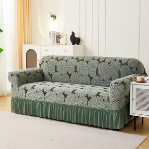 Capas Elásticas de Jacquard para Sofá em L, Conjuntos de Sofá Seersucker de Fábrica para Sala de Estar (Solteiro, Duplo, Triplo) - Product Image 3