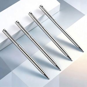 Promotional High-quality Stainless Steel Metal Ballpoint <b>Pens</b> Wholesale Slim Signature <b>Pen</b> with Custom logo for Corporate Events - Product Image 1