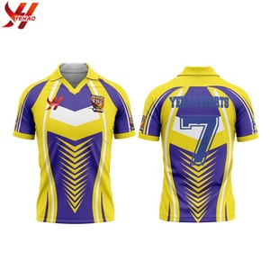 Polyester yeni model kriket forması tasarım toptan özel kriket takımı forması tasarım spor t shirt tasarım erkekler kriket forması - Product Image 2