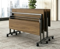 Table de conférence moderne de 47 à 71 pouces de large (4 à 6 pieds) pour 4 personnes avec structure en acier, adaptée aux immeubles de bureaux
