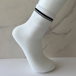 <span class=keywords><strong>Chaussettes</strong></span> de sport rayées vintage mignonnes et décontractées pour hommes et femmes, toutes saisons - Product Image 6