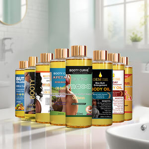 Personalizar logotipo propio extracto de maca a base de hierbas aceite esencial para agrandar glúteos grandes 250ml Boost Plump Booty Curve - Product Image 2