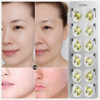 Kit de Soins de la Peau Format Voyage : Huile Démaquillante, Nettoyante, Purifiante et Équilibrante pour les Yeux et le Visage, Sérum et Capsules d'Huile
