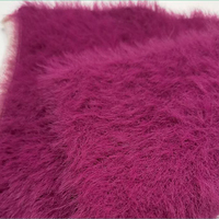 Meistverkauftes Produkt 100% Polyester 1,3cm Imitiertes Nerzfedern-Garn Gefärbtes Muster zum Stricken