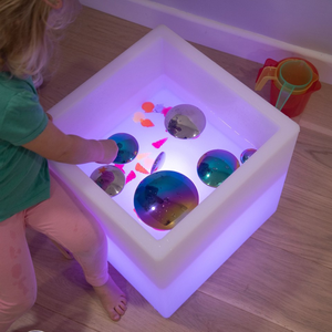 <span class=keywords><strong>Table</strong></span> de jeu en cube de <span class=keywords><strong>sable</strong></span> lumineux <span class=keywords><strong>à</strong></span> LED pour enfants, <span class=keywords><strong>table</strong></span> de jeu lumineuse pour enfants, meubles de jeu interactifs intérieurs et extérieurs avec lumière - Product Image 1