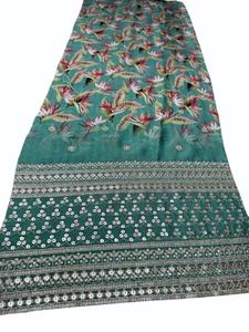 Tela Chinon Ligera de Primera Calidad, Personalizada, con Estampado Digital y Bordado, para Confección de Prendas y Vestidos - Product Image 5