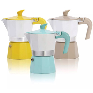 2025 aluminio <span class=keywords><strong>Moka</strong></span> Express 6 tazas estufa Espresso <span class=keywords><strong>Moka</strong></span> Pot aluminio personalizado Espresso capuchino cafetera - Product Image 6