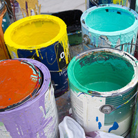 Peinture émulsion latex haute performance pour intérieur, lavabilité 6000, contraste 0.95, faible COV / faible odeur, fût de 25 kg pour murs intérieurs