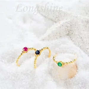 ขายส่งเครื่องประดับอัญมณี 18K Gold เพชรธรรมชาติ/มรกต/ทับทิม/แหวน