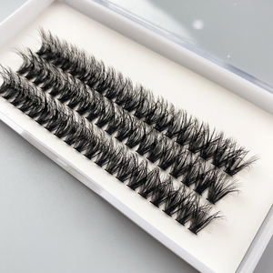 Venta al por mayor C D Curl segmentado racimos de <span class=keywords><strong>pestañas</strong></span> 8-16mm extensión de <span class=keywords><strong>pestañas</strong></span> <span class=keywords><strong>individuales</strong></span> DIY racimo de <span class=keywords><strong>pestañas</strong></span> - Product Image 6