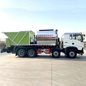 รถบรรทุกปูยางมะตอย HOWO 8X4 16 ลูกบาศก์เมตร แบบซิงโครนัส สำหรับขาย - Product Image 3