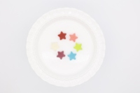 Bonbons Gélifiés Étoiles en Gros – Bonbons Gélifiés Étoiles à Cinq Branches Gaufrées Translucides Assortis Six Couleurs – Bonbons Mous en Vrac