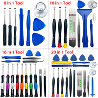Kits d'Outils de Réparation Multifonctions 21 en 1, 20 en 1, 16 en 1, 10 en 1, 8 en 1, 6 en 1, 3 en 1 pour Démontage iPhone et Maintenance Android – Vente en Gros