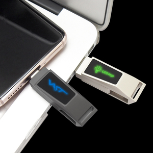 Memoria USB Personalizada 3.0 2 en 1 con LED <span class=keywords><strong>Luminus</strong></span>, Memoria USB Tipo-C al por Mayor con Logotipo LED <span class=keywords><strong>Luminus</strong></span> - Product Image 6