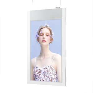 Schermo a sospensione a doppia faccia ad alta luminosità con segnaletica LCD per negozio al dettaglio pubblicità per vetrina - Product Image 3