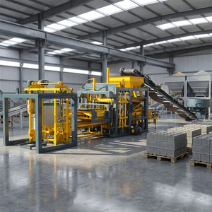 bibo Civil Engineering QT4-15s Automatic <b>Block</b> Machine for Retaining Wall and Culvert Bricks - Product Image 1
