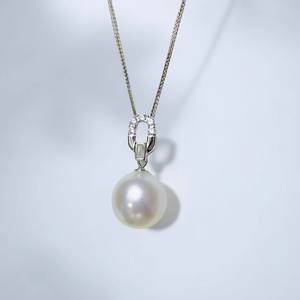 Base para Colgante de Plata S925, Diseño Elegante, para Perlas de 9-13mm, Accesorios para Bisutería - Product Image 1