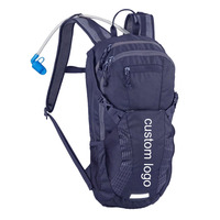 Sac à dos d'hydratation pour le ski, la course à pied et le vélo, imperméable, 2L, tactique, léger, pour activités de plein air, avec poche à eau
