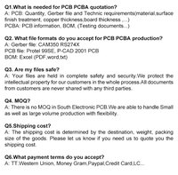 Réveil numérique Circuit imprimé PCB et PCBA Board Assembly Factory Personnalisé PCB prototype PCB multicouche
