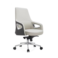 Mobilier de bureau moderne en cuir artificiel fauteuil de bureau en cuir de luxe pivotant Boss Executive