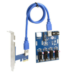 Bộ Mở Rộng <span class=keywords><strong>PCI</strong></span>-<span class=keywords><strong>E</strong></span> 1X Bộ Chuyển Đổi <span class=keywords><strong>1</strong></span> Đến 4 Khe Cắm Bộ Điều Hợp Thẻ Đa Năng <span class=keywords><strong>PCI</strong></span>-<span class=keywords><strong>E</strong></span> Riser Với Các Mô-đun Pcie Cáp <span class=keywords><strong>USB</strong></span> <span class=keywords><strong>3</strong></span>.0 - Product Image 4