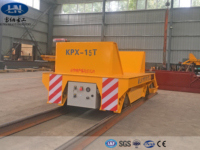 Conception personnalisée en fonction des conditions de travail. Chariot de transfert sur rail à batterie de 15 tonnes, à châssis en V, avec une longue autonomie