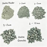Granulés de zéolite verte 1-3 mm pour aquarium, purificateur d'eau, clinoptilolite naturelle, absorbeur d'odeurs, vente en gros