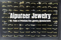 Aipureer Maßgefertigter Edelstahl/Messing/925 Silber Schlichter Ring mit Graviertem Logo Unisex Stapelbarer Modischer Blanko-Ring Schmuck