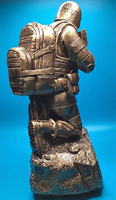 Statue militaire en résine faite à la main Weivista, gravure de texte gratuite, trophée