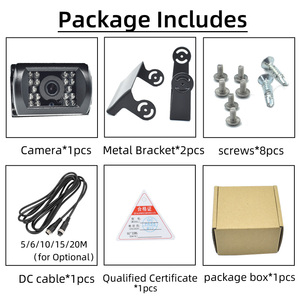 12V/24V AHD xe sao lưu máy ảnh 4pin hàng không cáp xe phía sau xem máy ảnh của DVR màn hình cho Xe Tải/Trailer/pickups 18 IR ánh sáng - Product Image 5